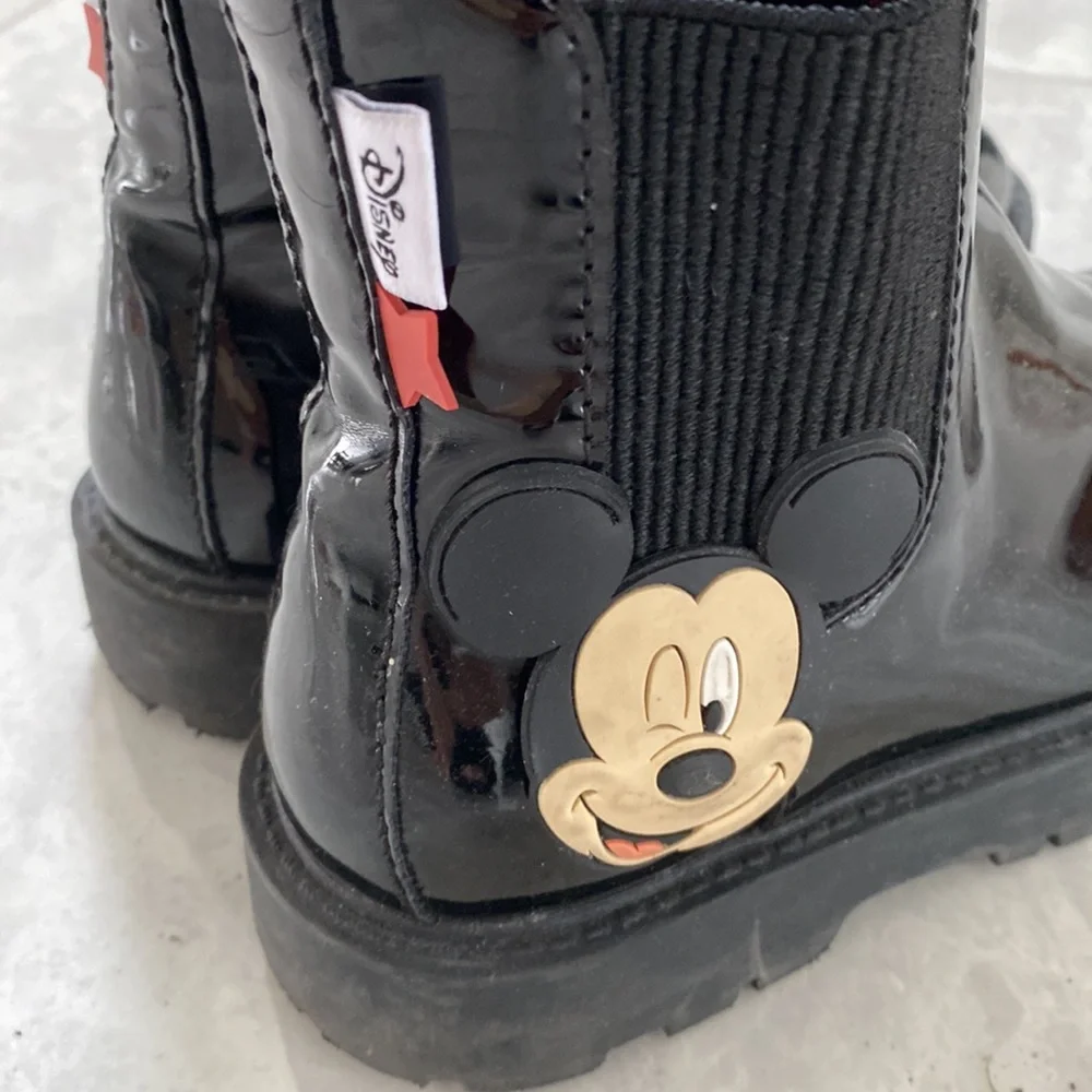 Zara Disney Mickey/Miney Chelsea boots - Picture 4 of 8